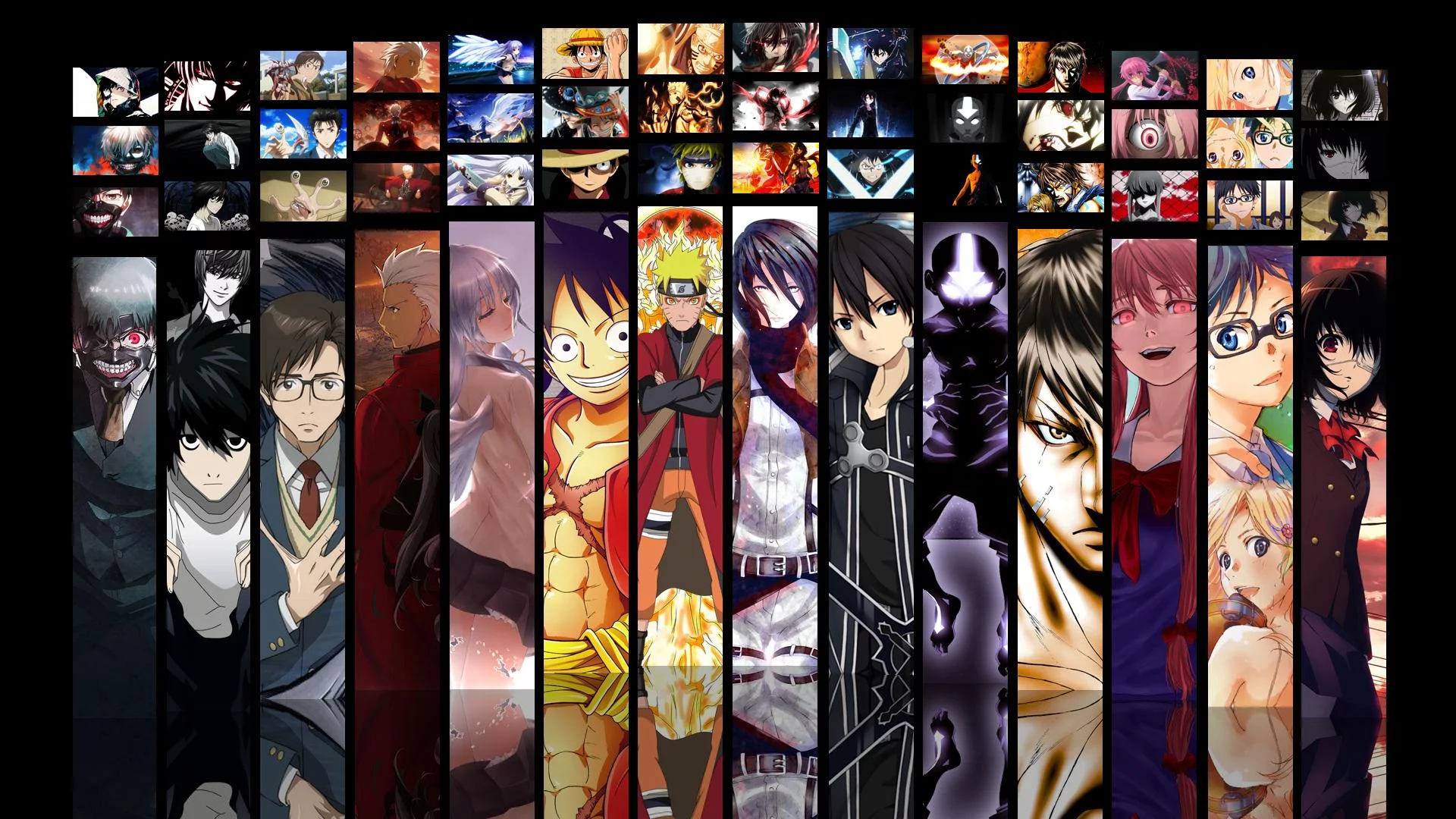Free Download Naruto Bleach Fairy Tail Wallpaper Page 355133 (1920 x 1080)