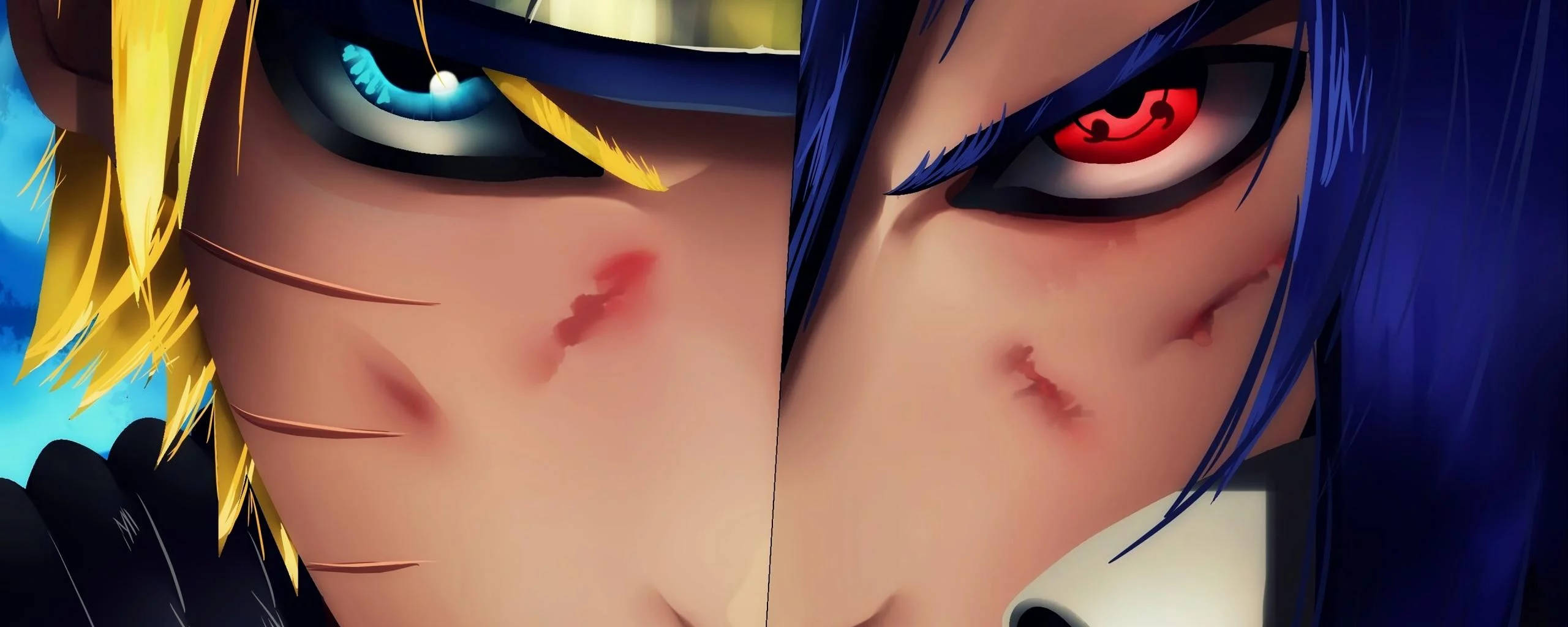 Free Download Naruto And Sasuke Dual Monitor Wallpaper Page 3583 (2560 x 1024)