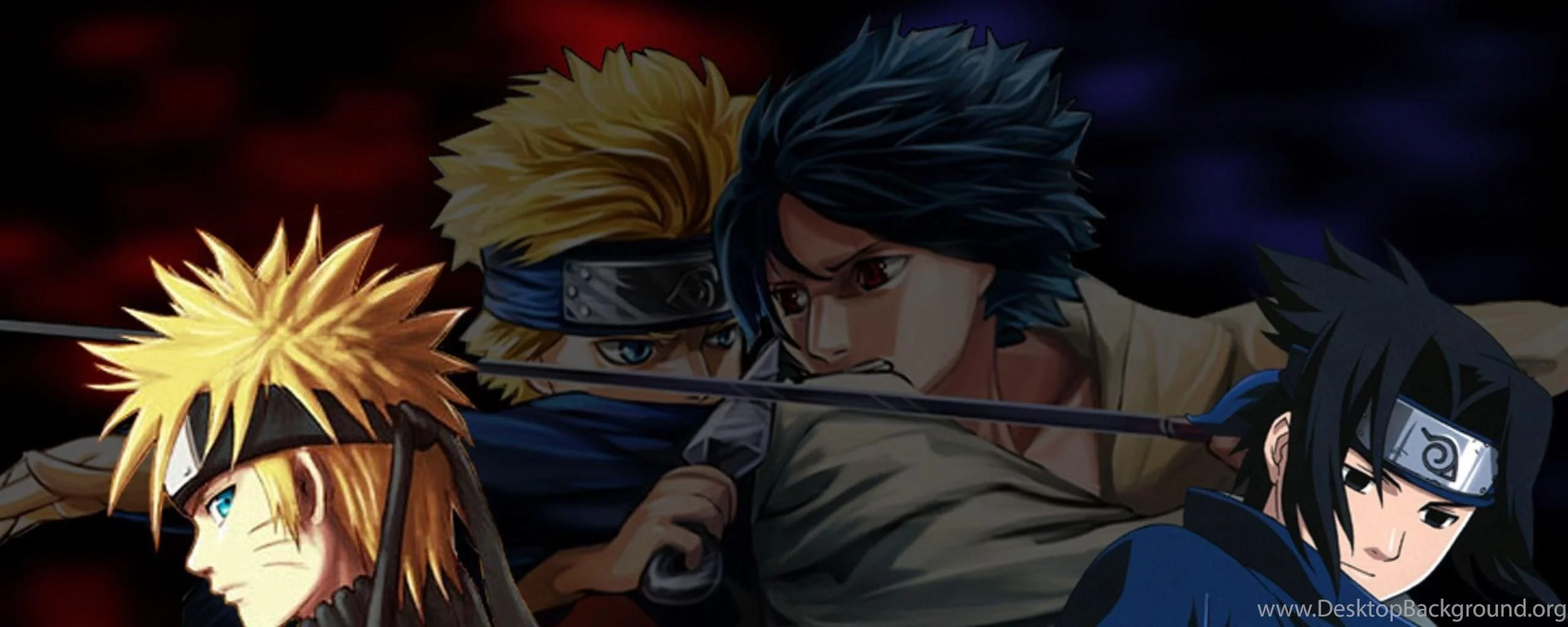Free Download Naruto And Sasuke Dual Monitor Wallpaper Page 3627 (2560 x 1024)