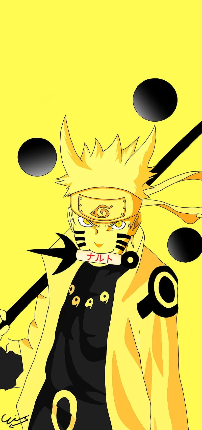 Free Download Yellow Anime Wallpaper Naruto Page 363413 (800 x 1701)