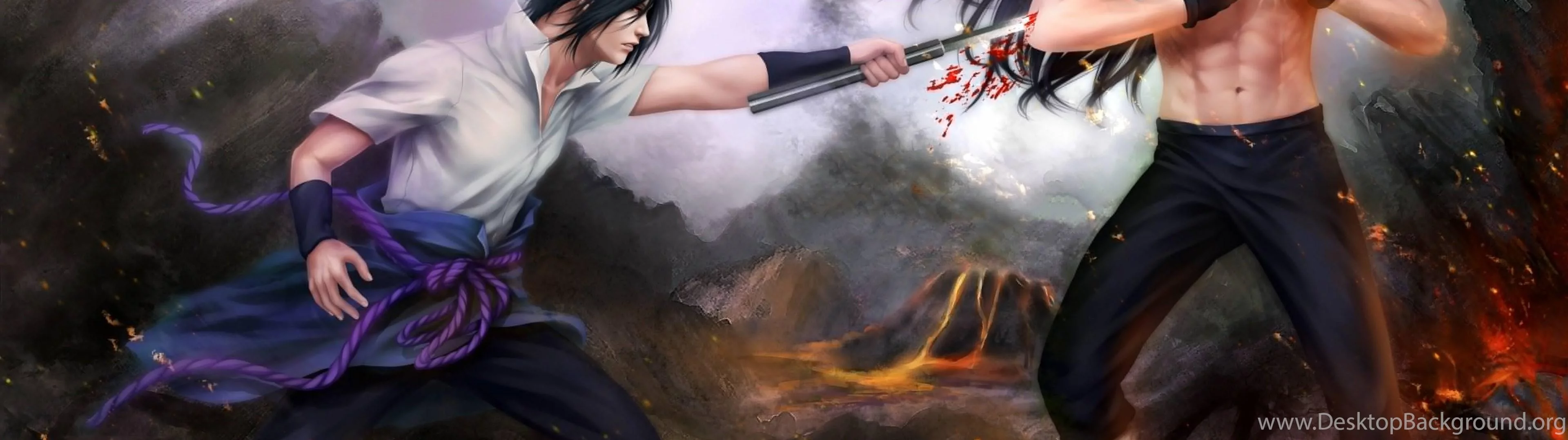 Free Download Naruto And Sasuke Dual Monitor Wallpaper Page 3649 (3840 x 1080)
