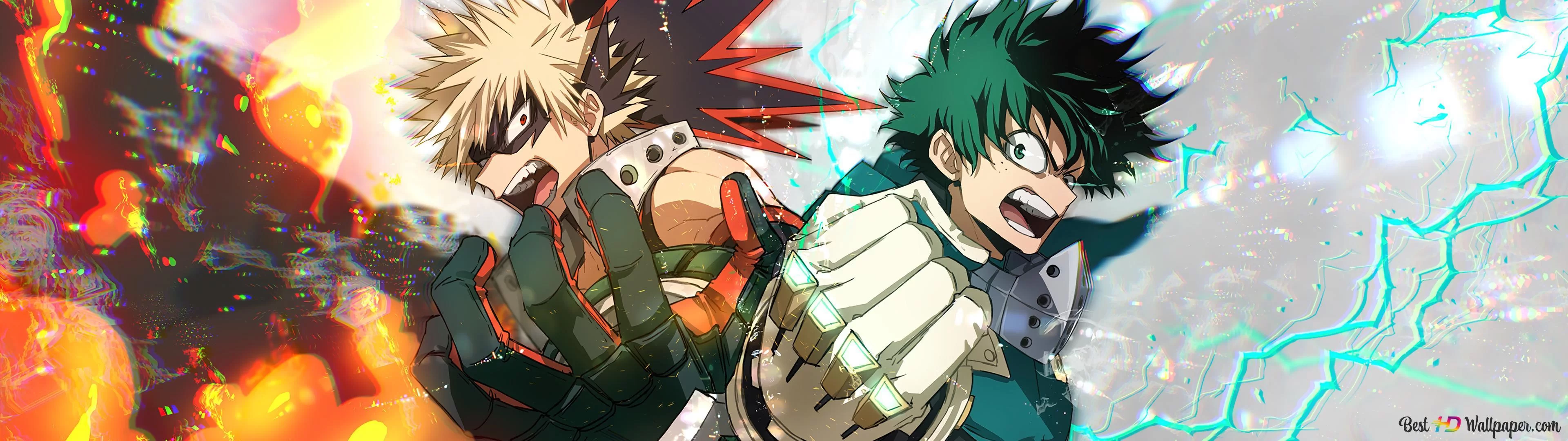Free Download Midoriya Goku Naruto Dual Monitor Wallpaper Page 365899 (3840 x 1080)