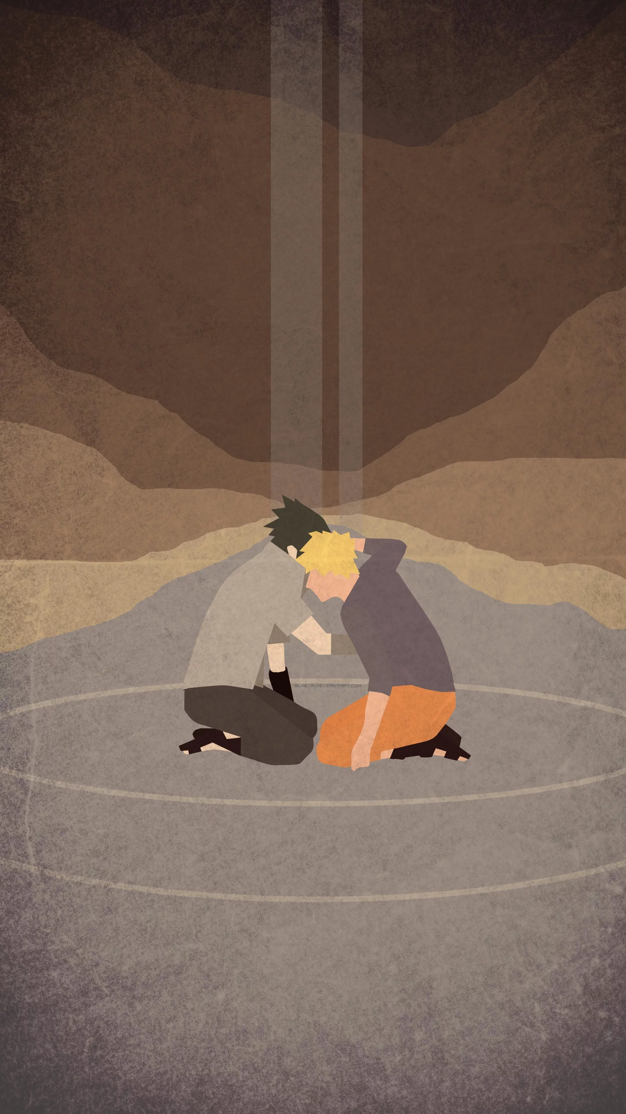 Free Download Naruto And Sasuke Minimalist Wallpaper Page 3664 (2160 x 3840)