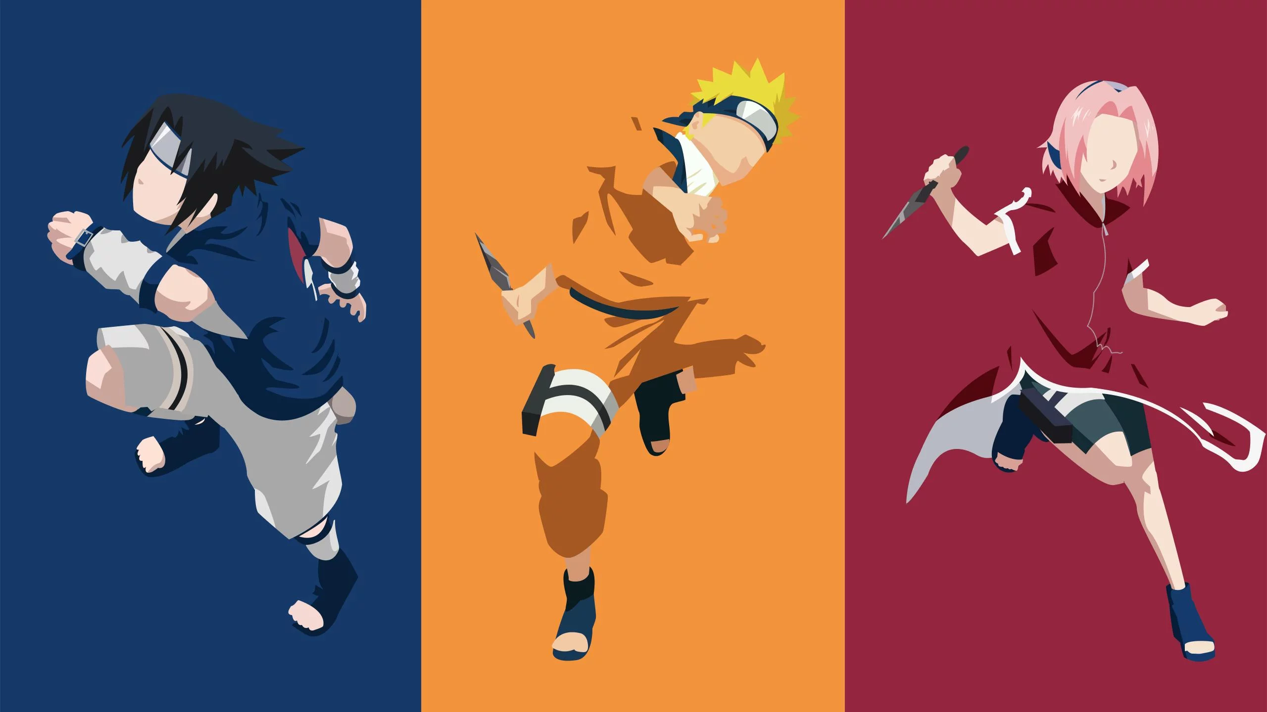 Free Download Minimalist Naruto Back Wallpaper Page 367573 (2560 x 1440)