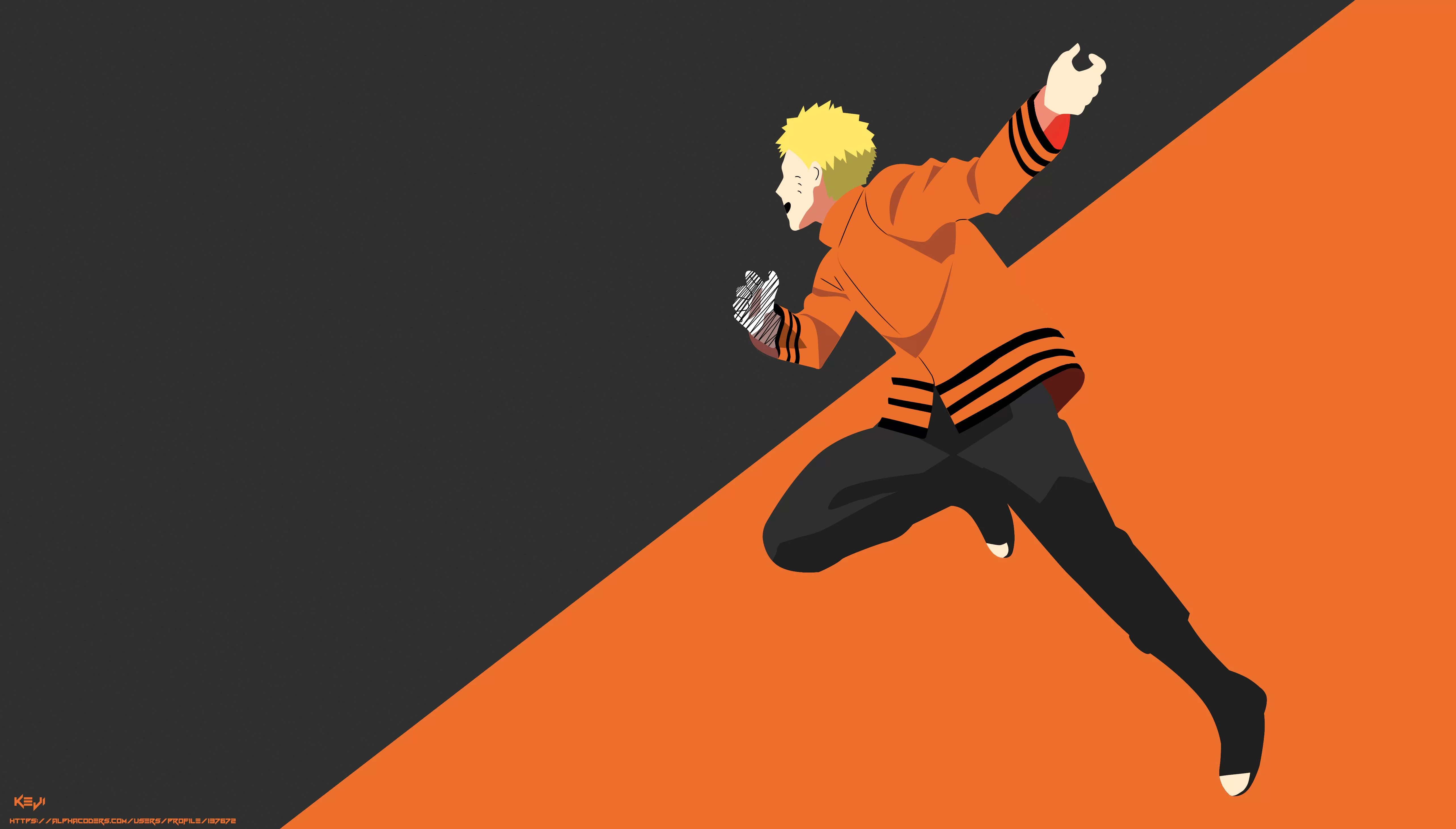 Free Download Minimalist Naruto Back Wallpaper Page 367581 (5136 x 2925)