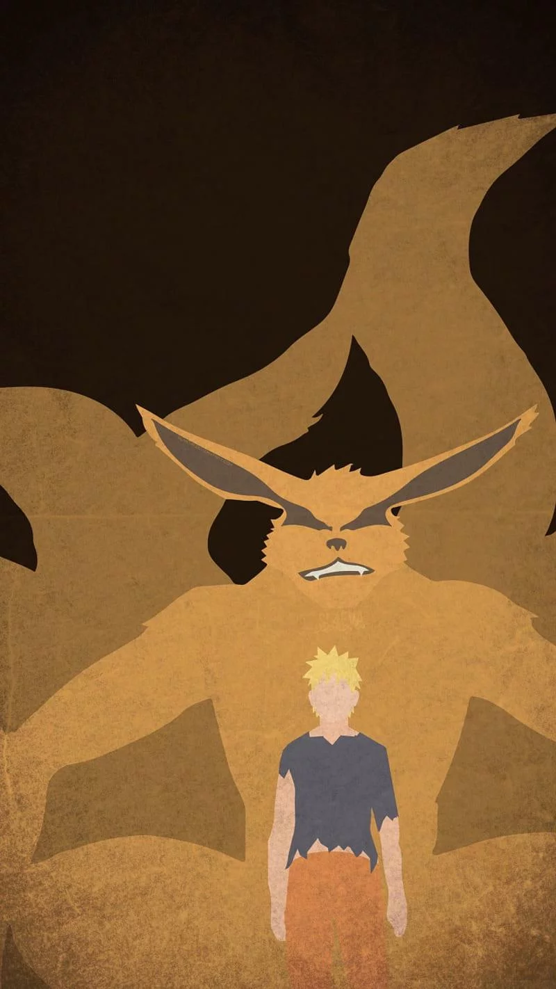 Free Download Naruto Kurama Mode Wallpaper Minimalistic Page 367650 (800 x 1422)