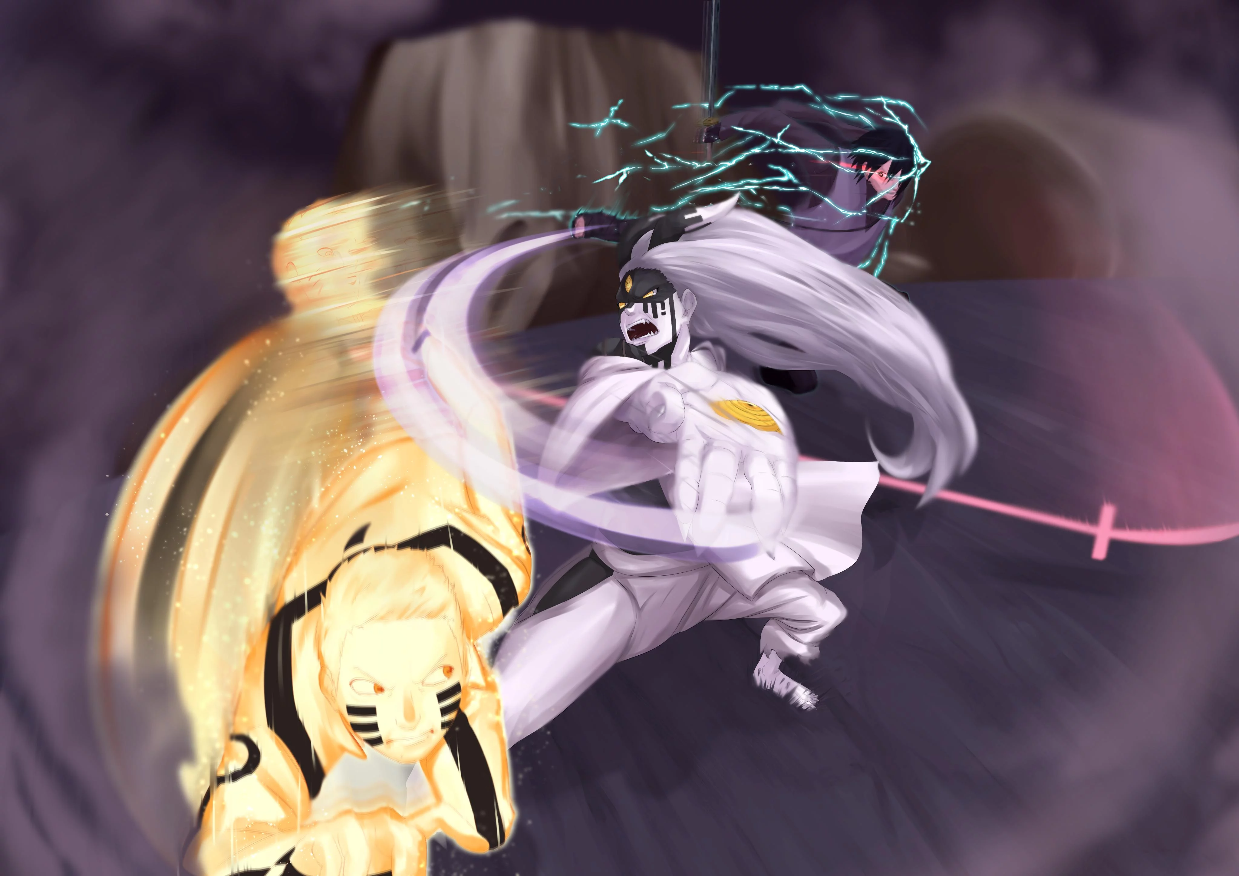 Free Download Momoshiki Vs Naruto And Sasuke 4k Wallpaper Page 367951 (4093 x 2894)