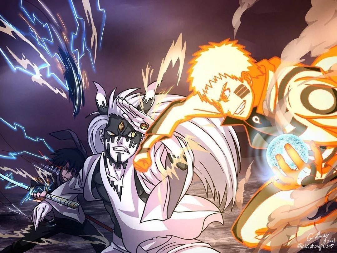 Free Download Momoshiki Vs Naruto And Sasuke 4k Wallpaper Page 367953 (1080 x 810)