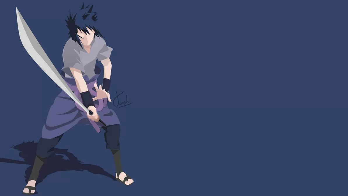 Free Download Minimalist Naruto Wallpaper Sasuke Page 368253 (1192 x 670)