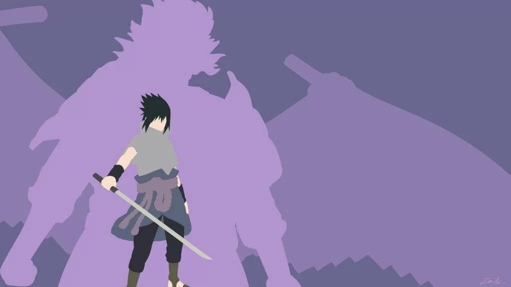 Free Download Minimalist Naruto Wallpaper Sasuke Page 368273 (1024 x 576)