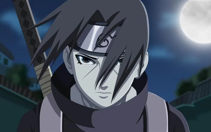 Free Download Naruto Uchiha Moon Phone Wallpaper Page 368378 (710 x 444)