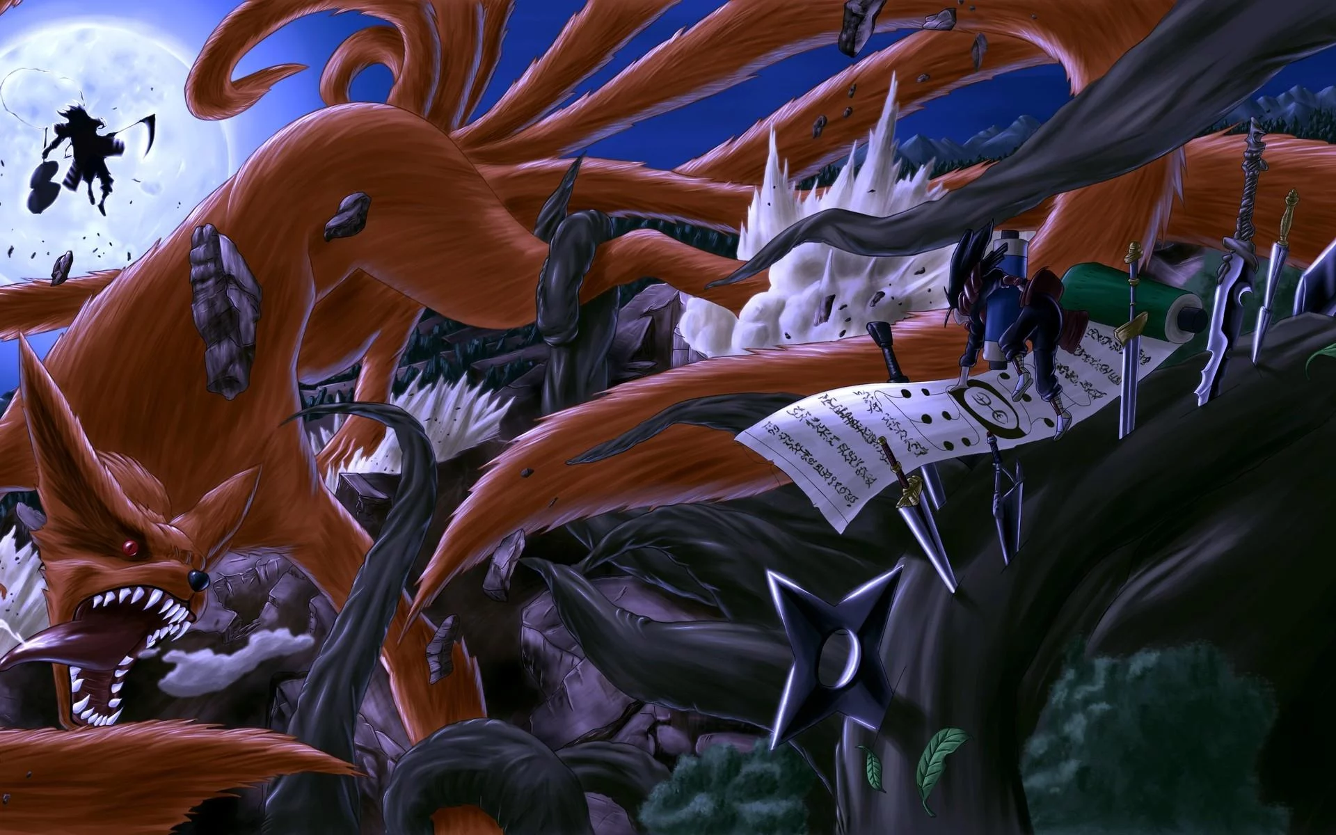 Free Download Naruto Shippuden Night Wallpaper Page 368388 (1920 x 1200)