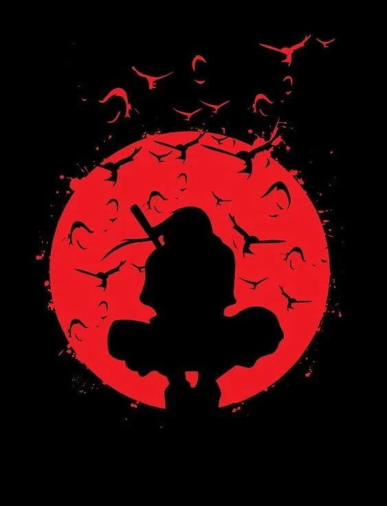 Free Download Naruto Uchiha Moon Phone Wallpaper Page 368410 (563 x 737)