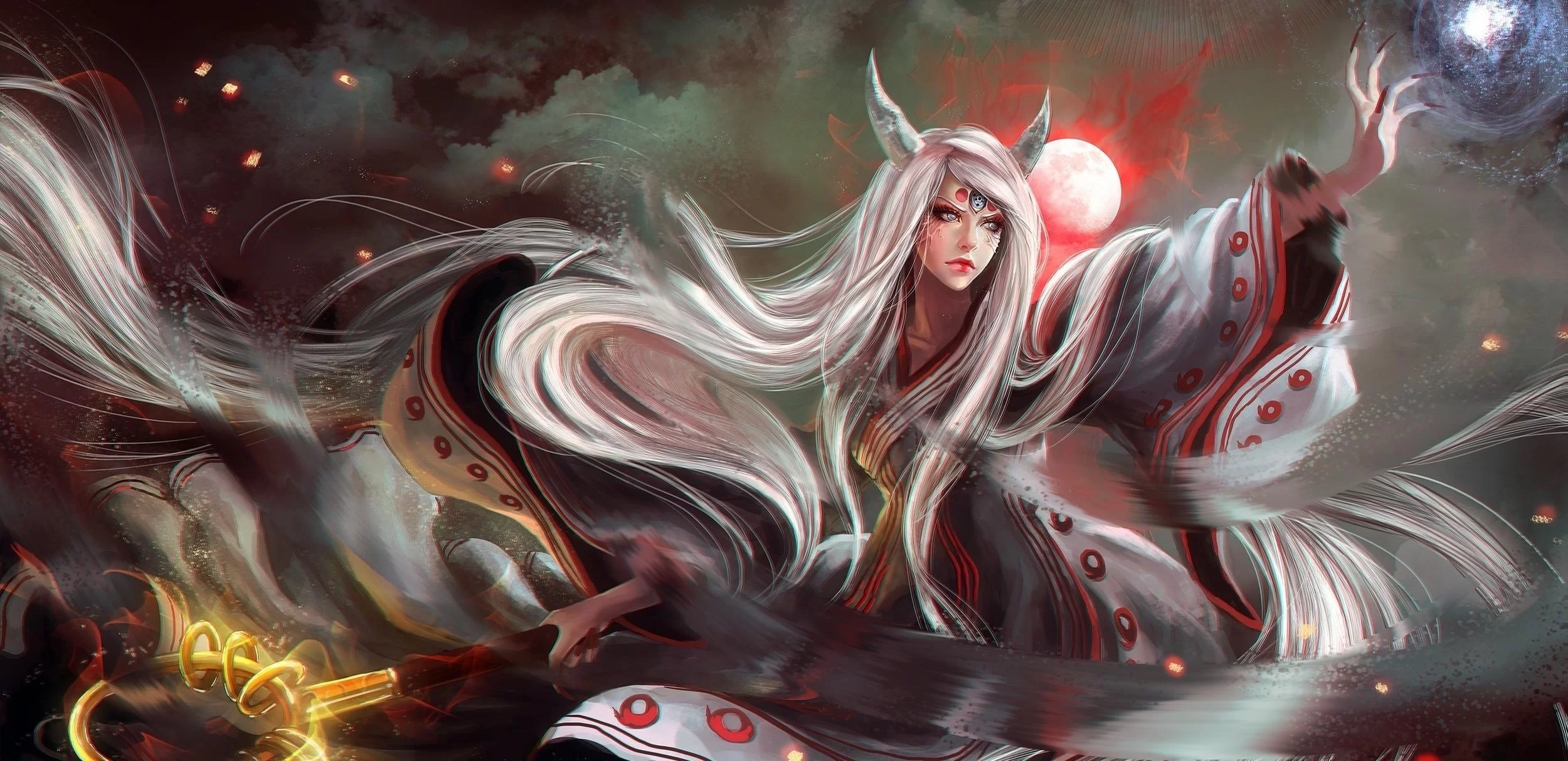 Free Download Moon Naruto Anime Wallpaper Page 368412 (2500 x 1214)