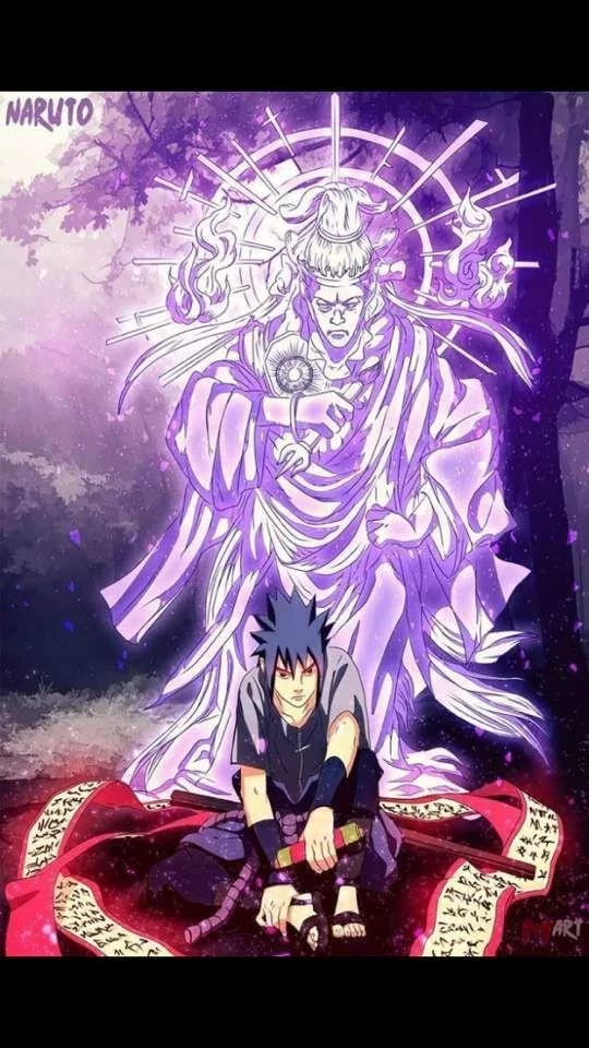 Free Download Naruto And Sasuke Sun And Moon Wallpaper Page 368420 (540 x 960)