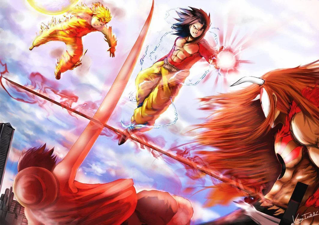 Free Download Luffy Naruto And Goku Wallpaper Page 37117 (1063 x 752)