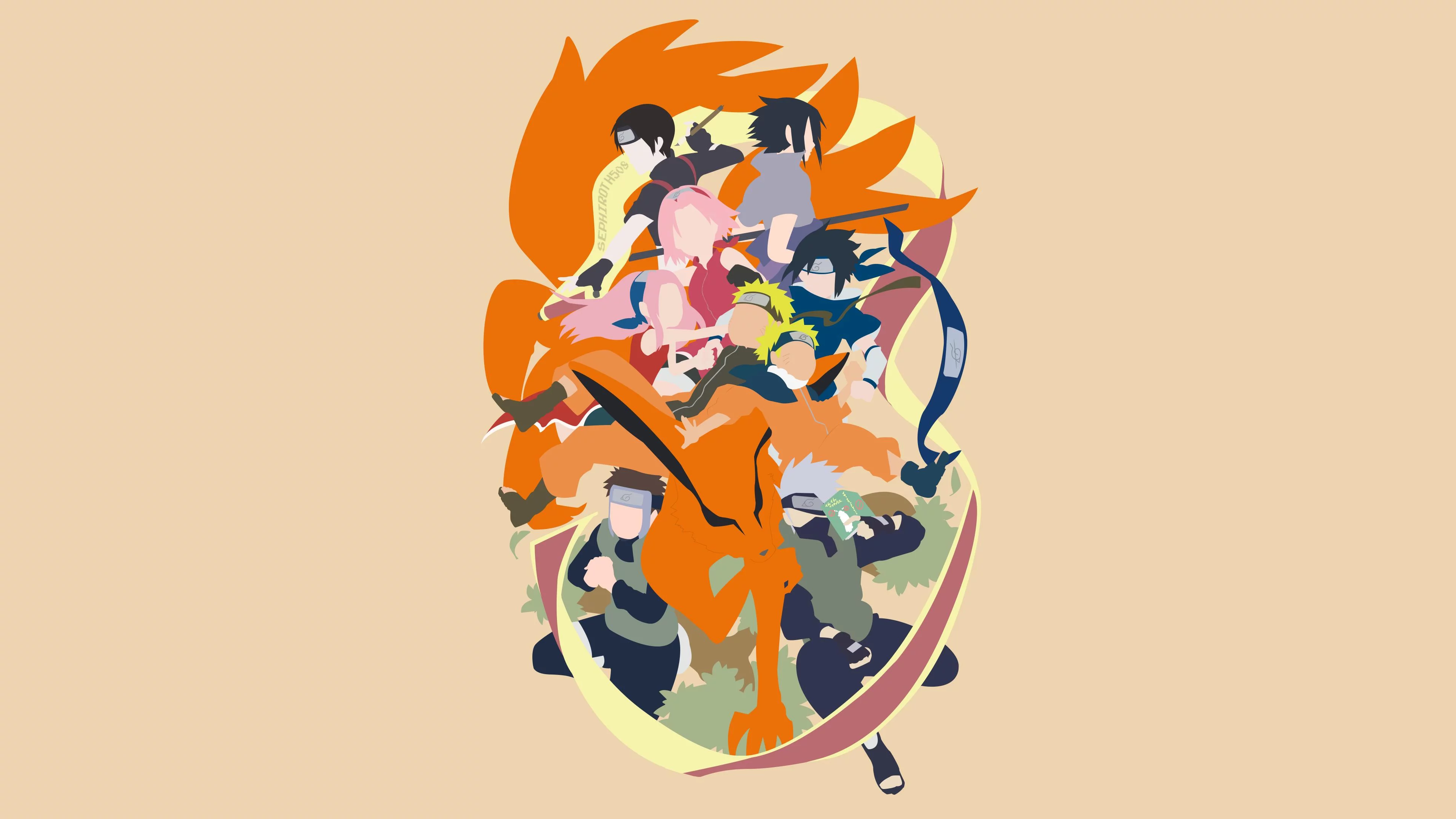 Free Download Naruto Desktop Wallpaper Minimal Page 3721 (3840 x 2160)