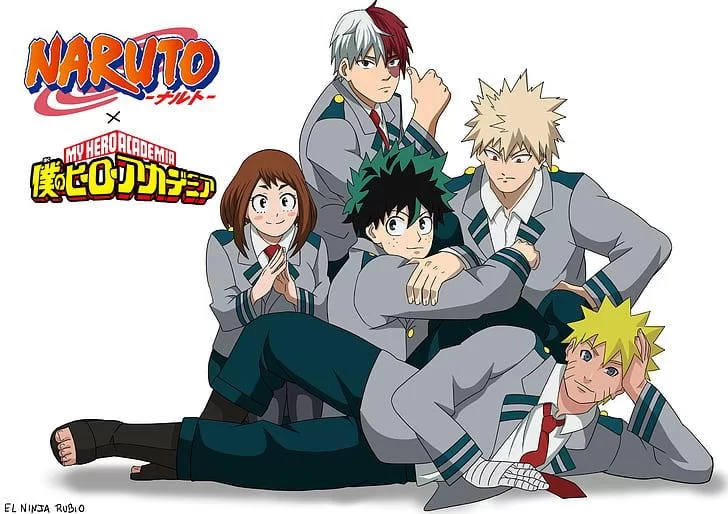 Free Download Naruto And My Hero Academia Wallpaper Page 379268 (728 x 514)