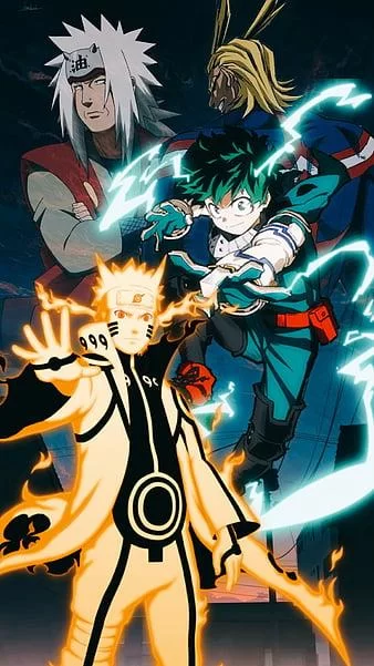 Free Download My Hero X Naruto Wallpaper Page 384349 (338 x 601)