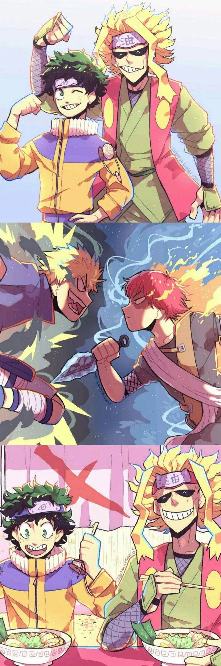 Free Download My Hero X Naruto Wallpaper Page 384357 (717 x 2155)