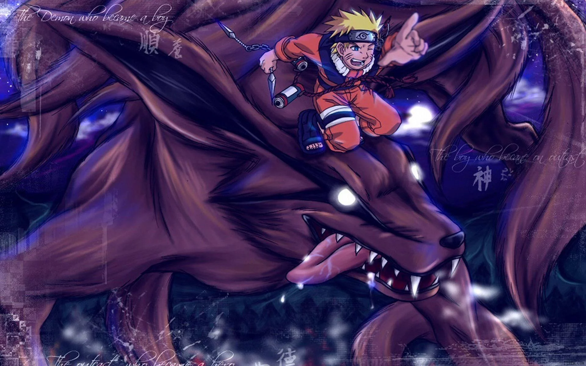 Free Download Naruto 1 Tail Wallpaper Page 385114 (1920 x 1200)