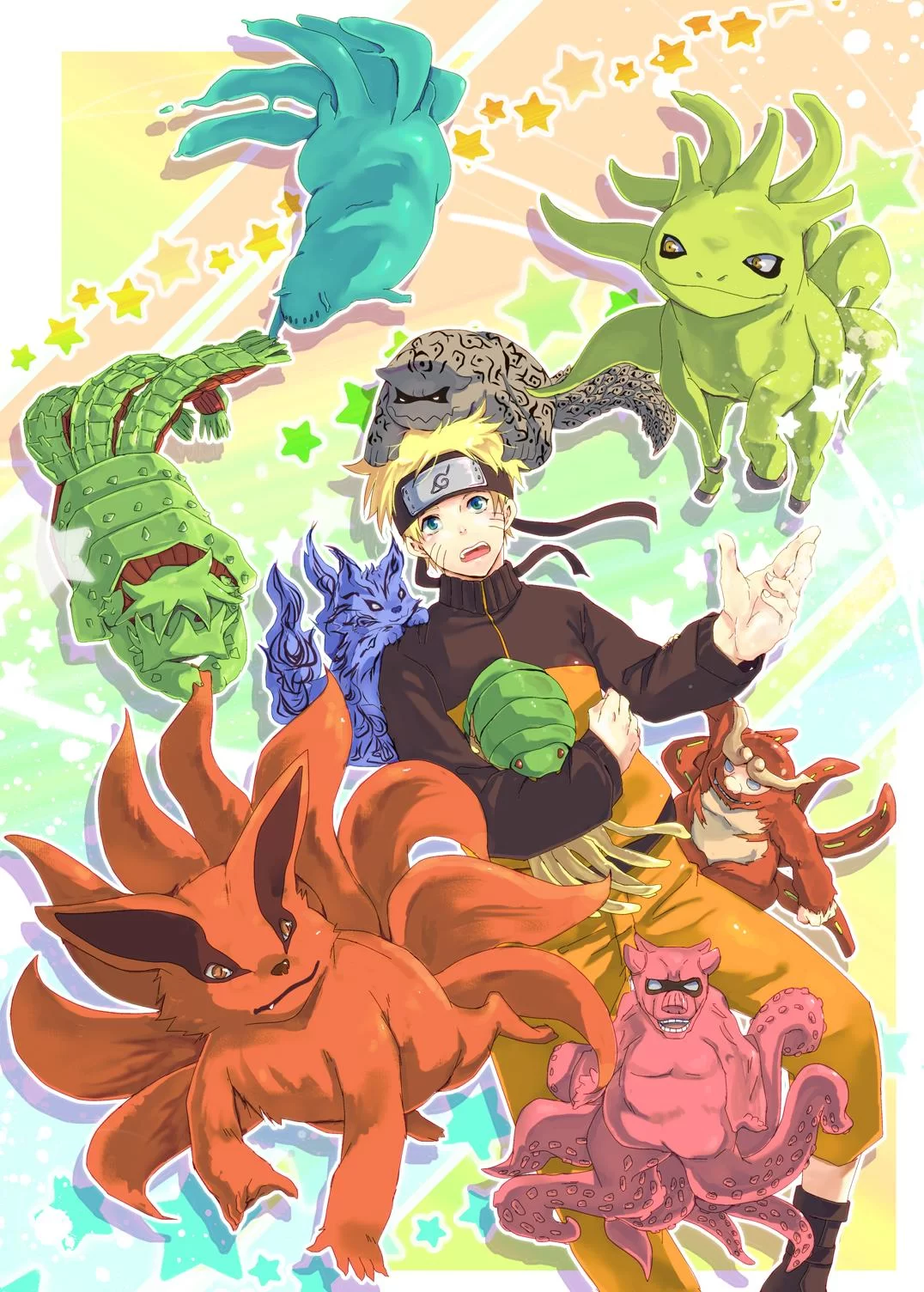 Free Download Naruto 1 Tail Wallpaper Page 385124 (1076 x 1504)