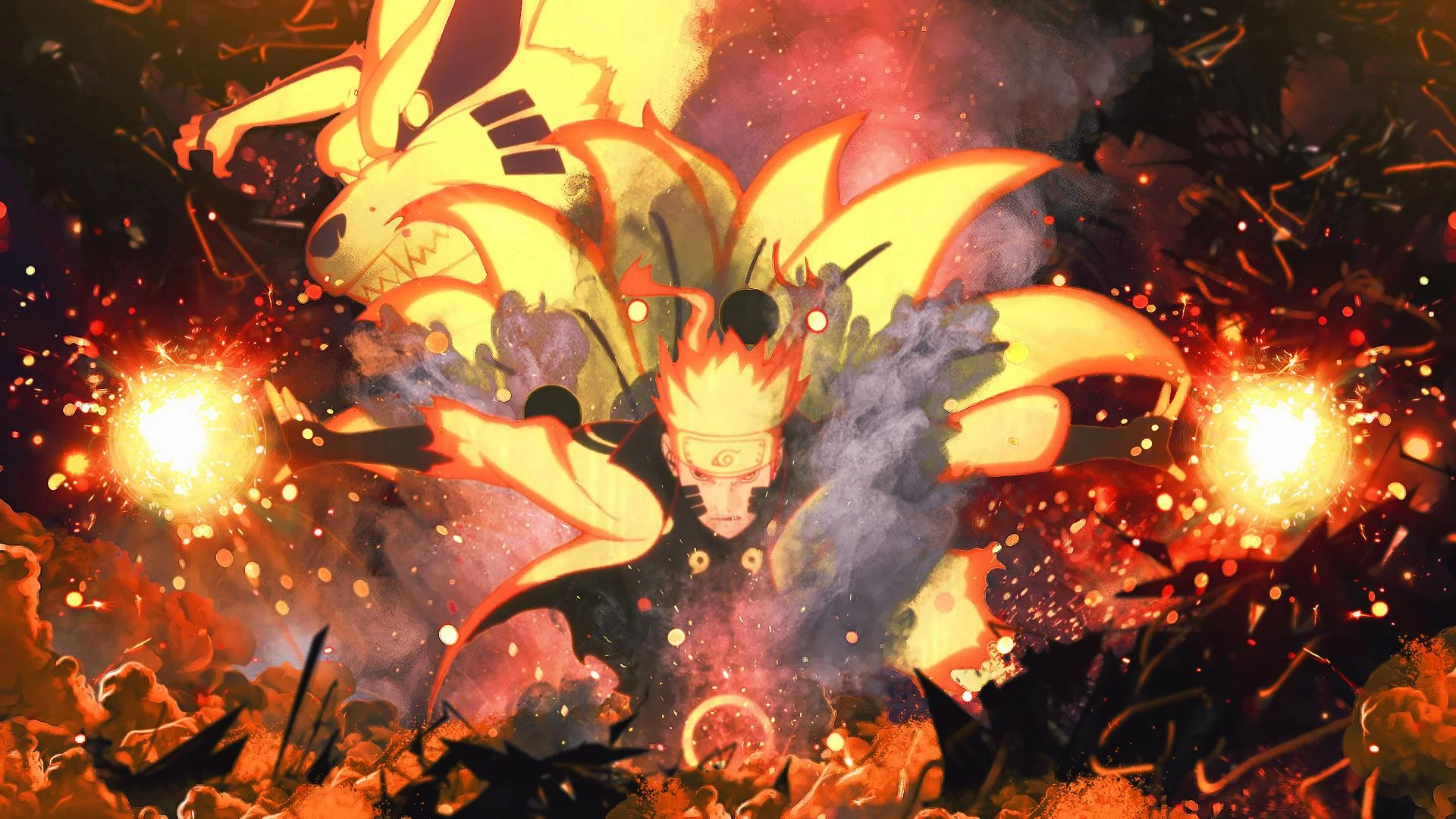 Free Download Naruto Kyuubi Mode Rikudou Mode Wallpaper Page 38898 (1920 x 1080)
