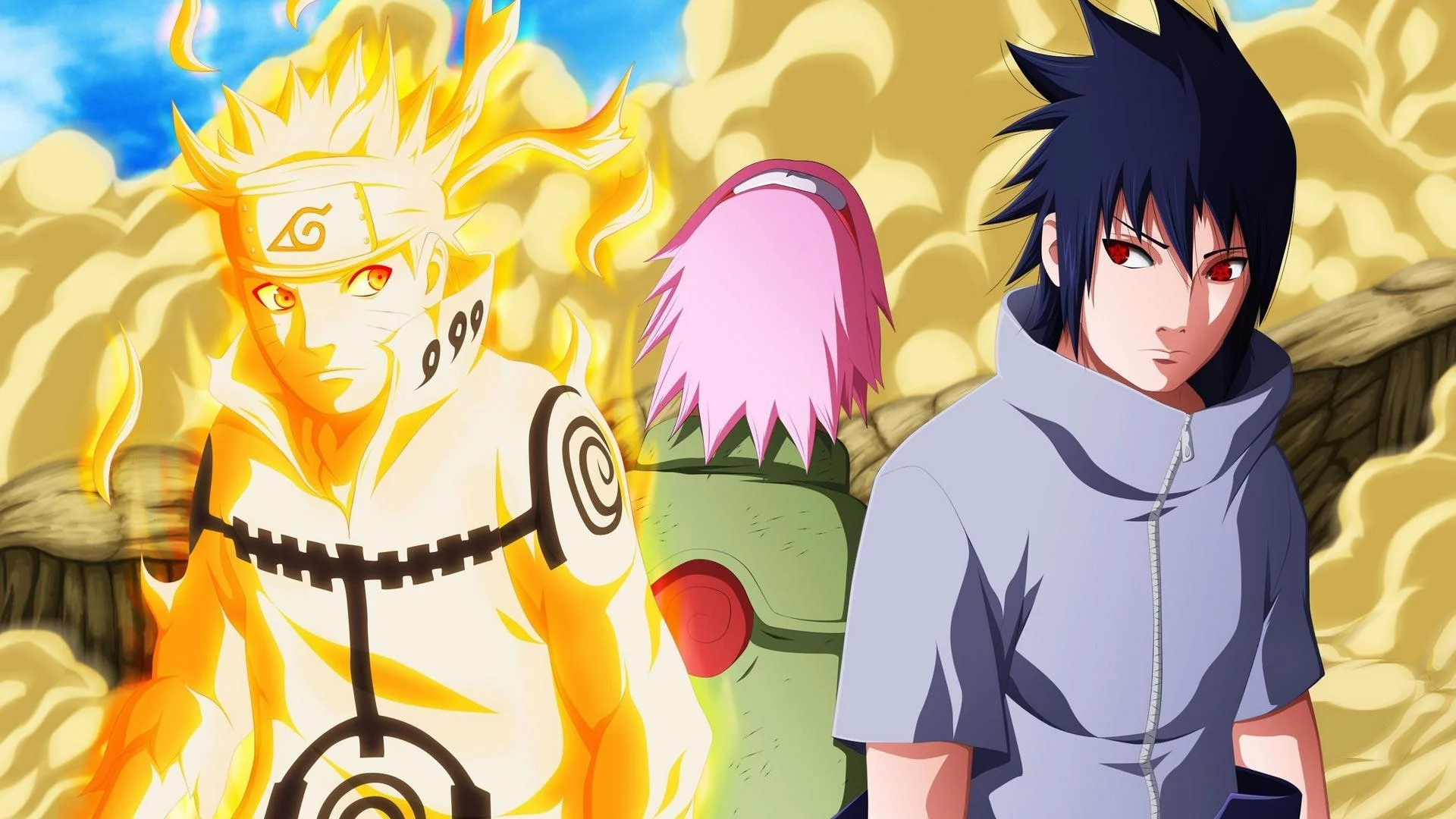Free Download Naruto Sasuke Sakura Hd Wallpaper Page 392435 (1920 x 1080)