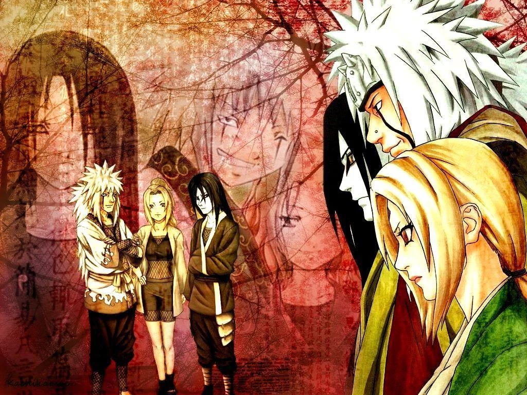 Free Download Naruto Three Sannin Wallpaper Page 395098 (1024 x 768)