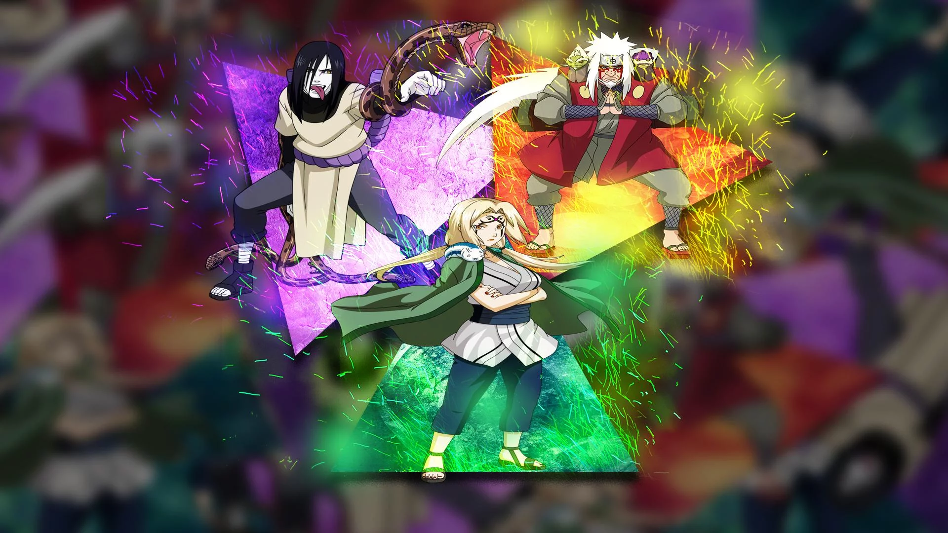 Free Download Naruto Shippuden New Sannin Wallpaper Page 395103 (1920 x 1080)