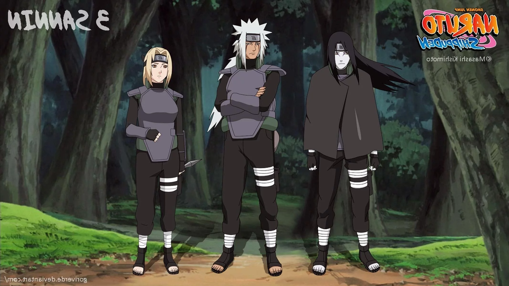 Free Download Naruto Three Sannin Wallpaper Page 395111 (2133 x 1200)