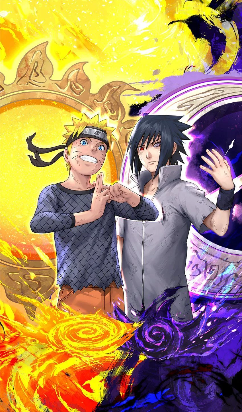 Free Download Wallpaper Naruto Vs Sasuke Hd Page 4020 (850 x 1445)