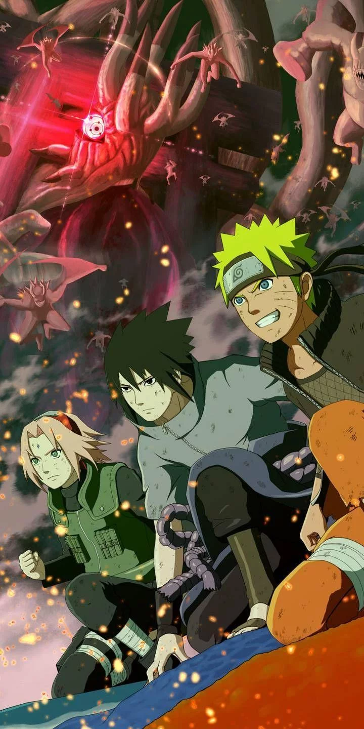 Free Download Naruto Desktop Wallpaper Sasuke Sakura And Naruto Page 40226 (720 x 1440)
