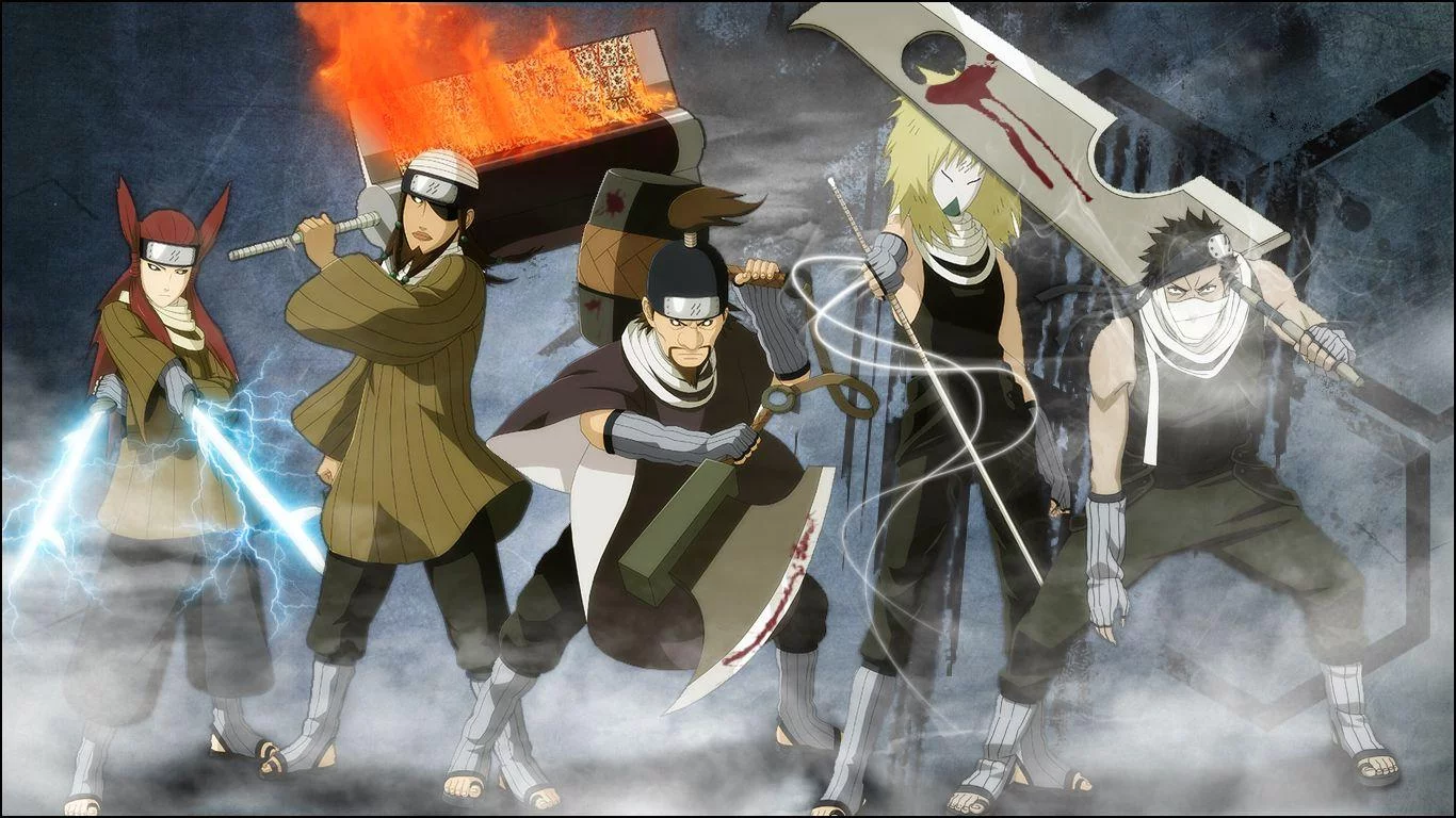 Free Download Naruto 7 Swordsmen Wallpaper Page 405525 (1366 x 768)