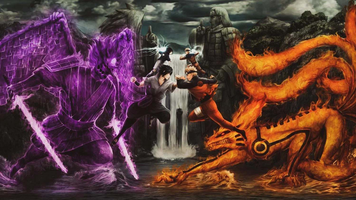 Free Download Naruto And Sasuke Desktop Wallpaper Page 4056 (1499 x 843)
