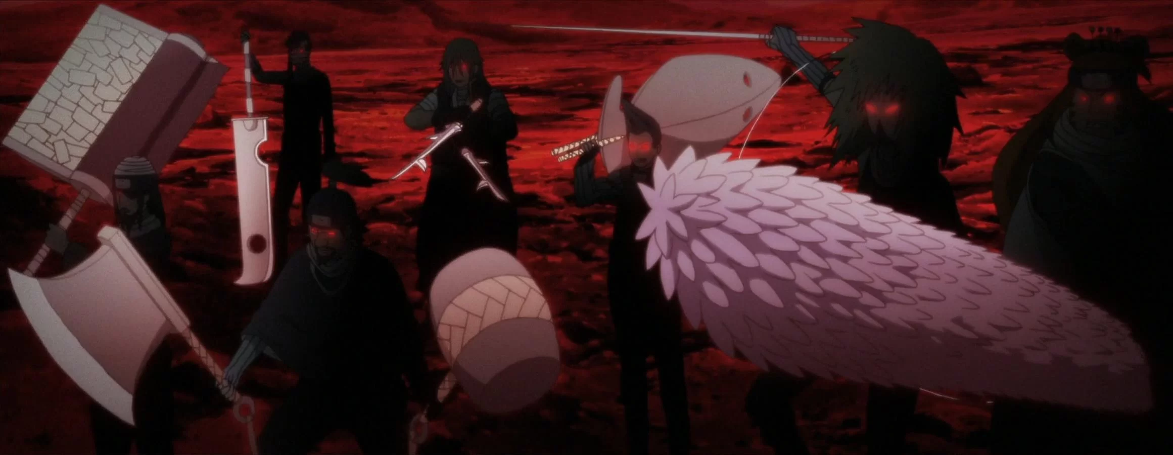 Free Download Naruto 7 Swordsmen Wallpaper Page 405908 (2321 x 900)