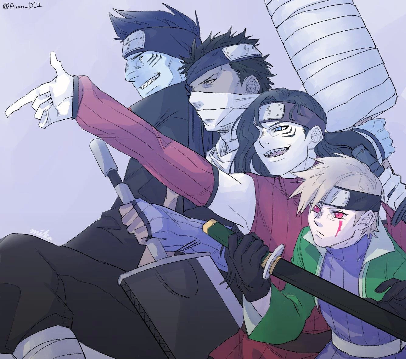 Free Download Naruto 7 Swordmens Wallpaper Page 405910 (1335 x 1182)