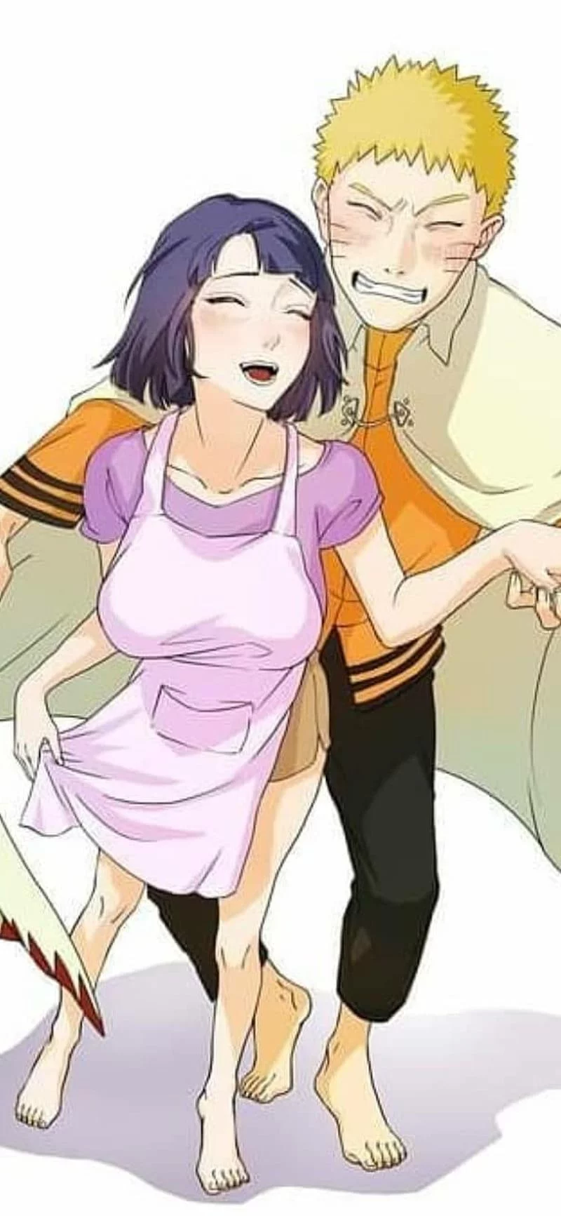 Free Download Wallpaper Naruto Hokage Dan Hinata Page 407499 (800 x 1733)