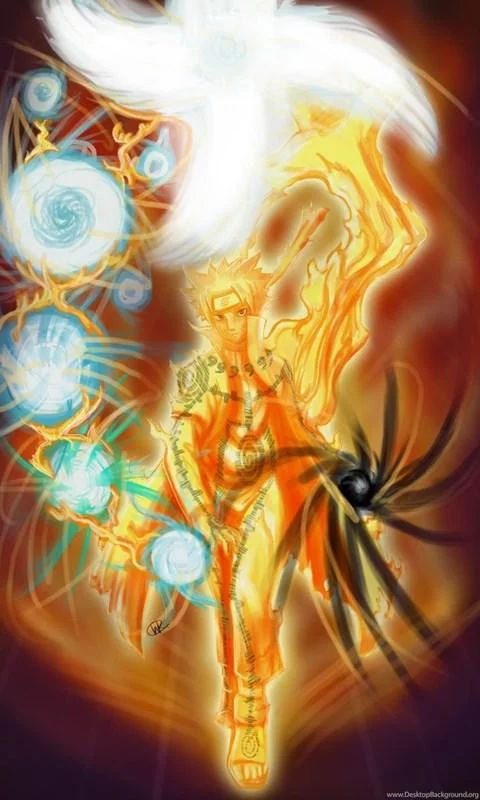 Free Download Naruto Nine Tails Chakra Mode Iphone Wallpaper Page 408782 (480 x 800)
