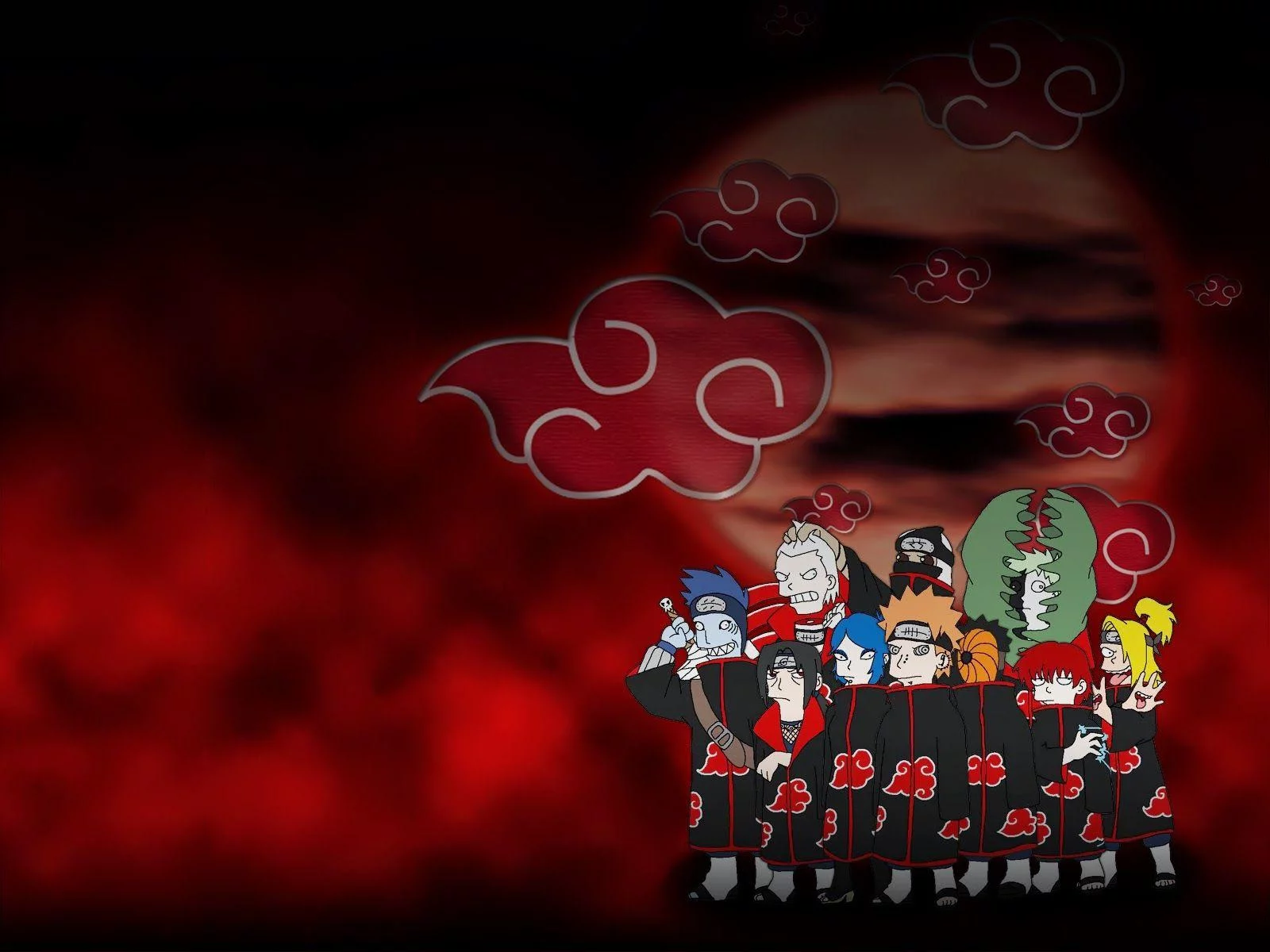 Free Download Naruto Iphone 6 Wallpaper Akatsuki Cloud Page 412775 (1600 x 1200)