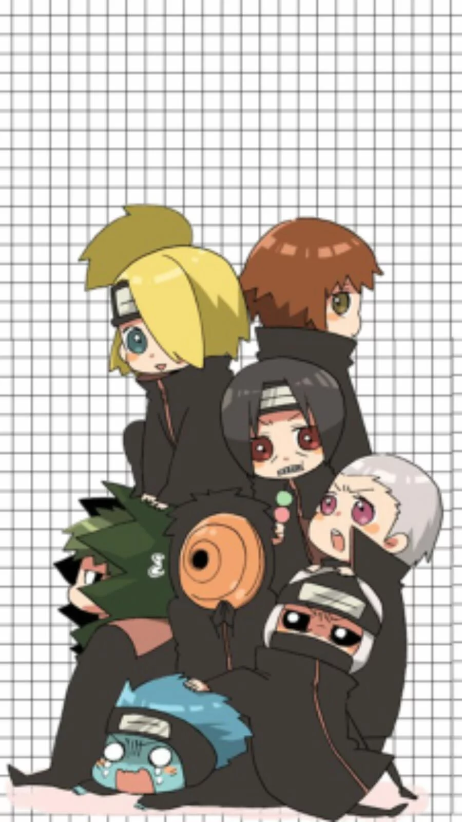 Free Download Naruto Shippuden Akatsuki Chibi Wallpaper Page 412844 (900 x 1600)