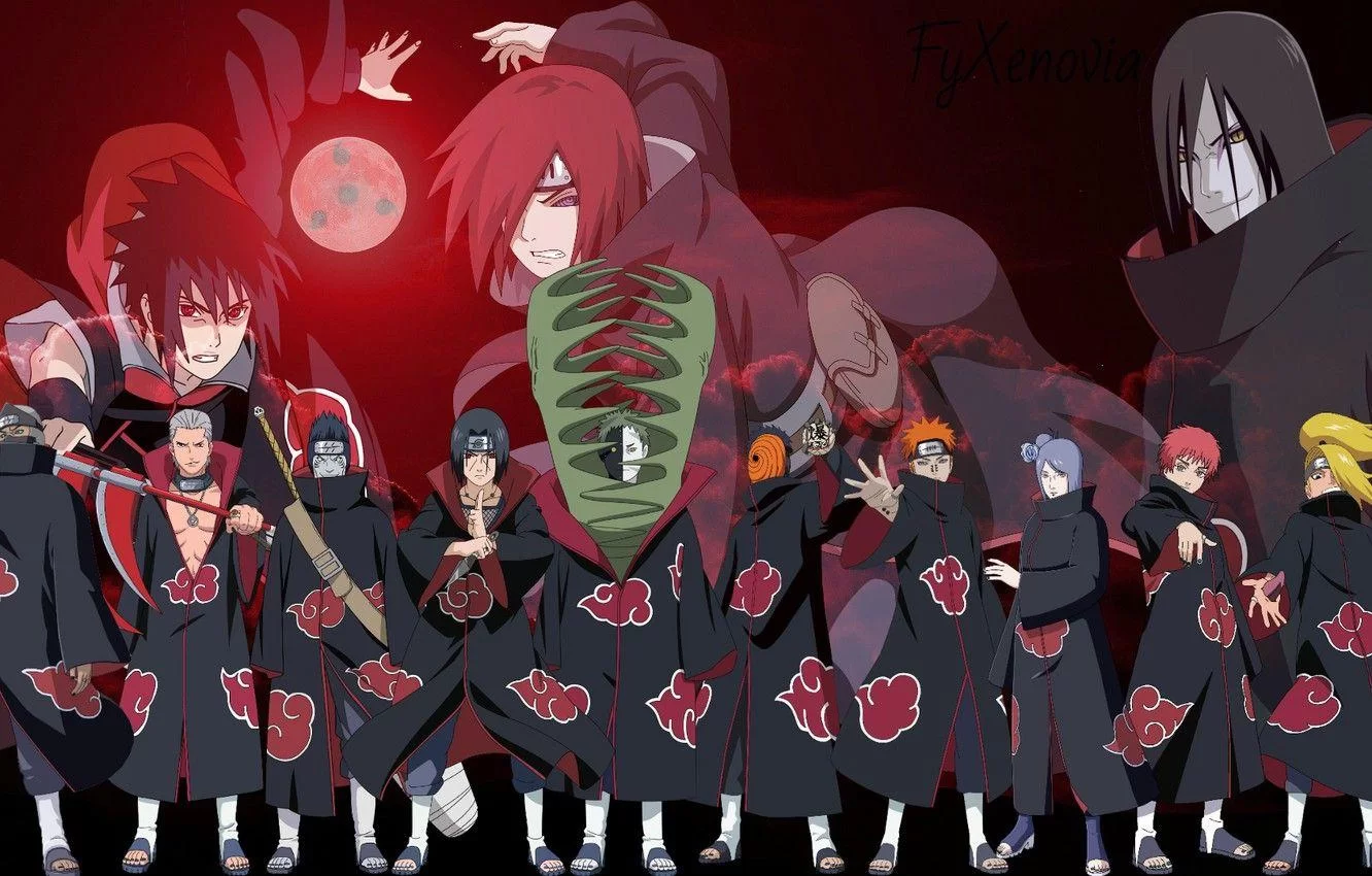 Free Download Naruto Akatsuki Desktop Wallpapers Page 412912 (1332 x 850)