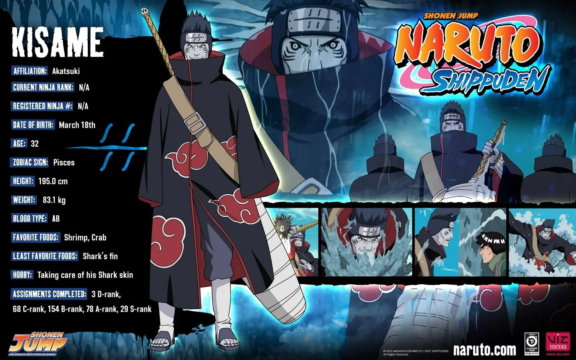 Free Download Naruto Akatsuki Kisame Wallpaper Page 415213 (1920 x 1200)