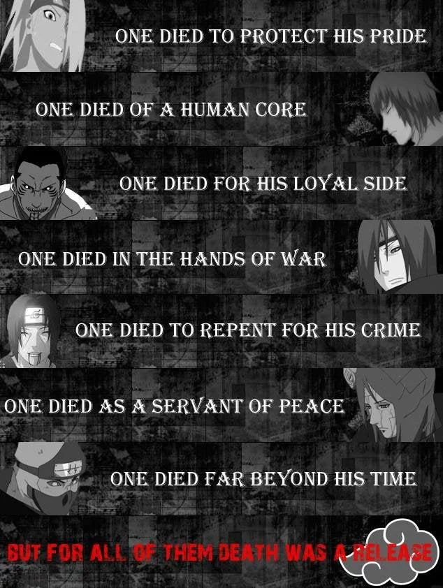 Free Download Naruto Akatsuki Members Death Wallpaper Page 415312 (634 x 842)