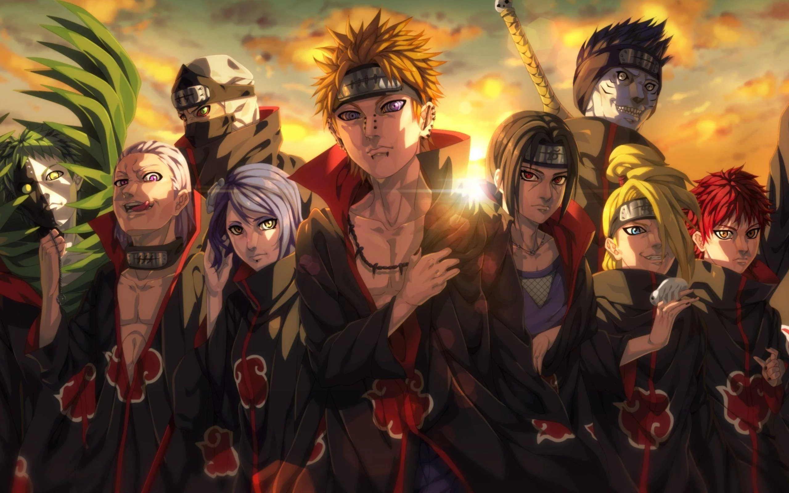 Free Download Naruto Akatsuki Wallpaper Art Page 416748 (2560 x 1600)