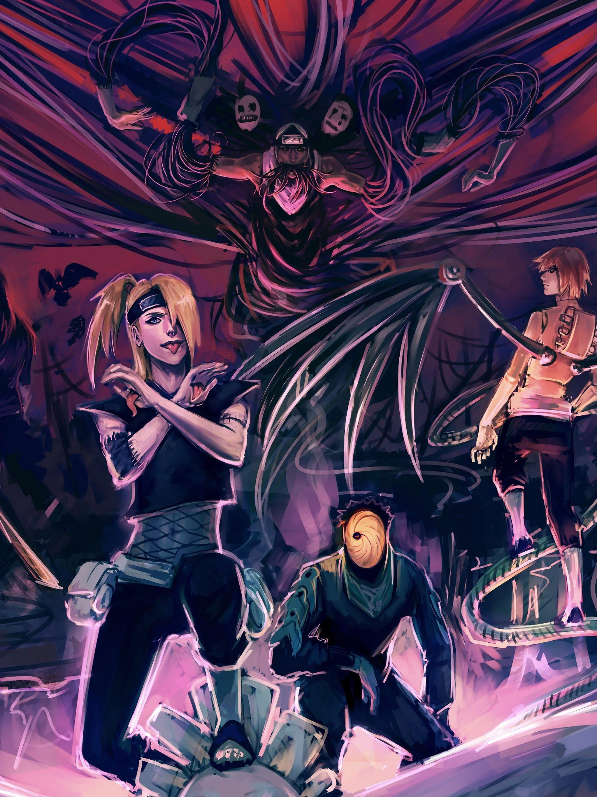 Free Download Naruto Akatsuki Wallpaper Art Page 416787 (2048 x 2732)