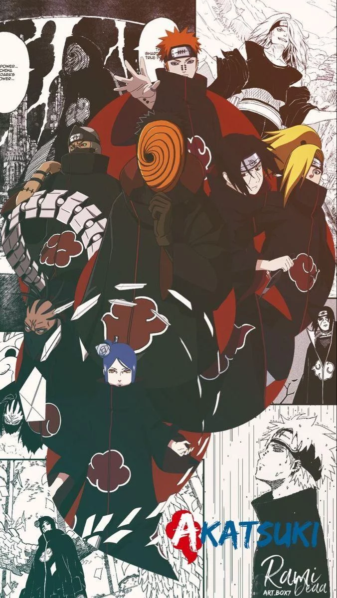 Free Download Naruto Akatsuki Wallpaper Iphone Page 416822 (676 x 1200)