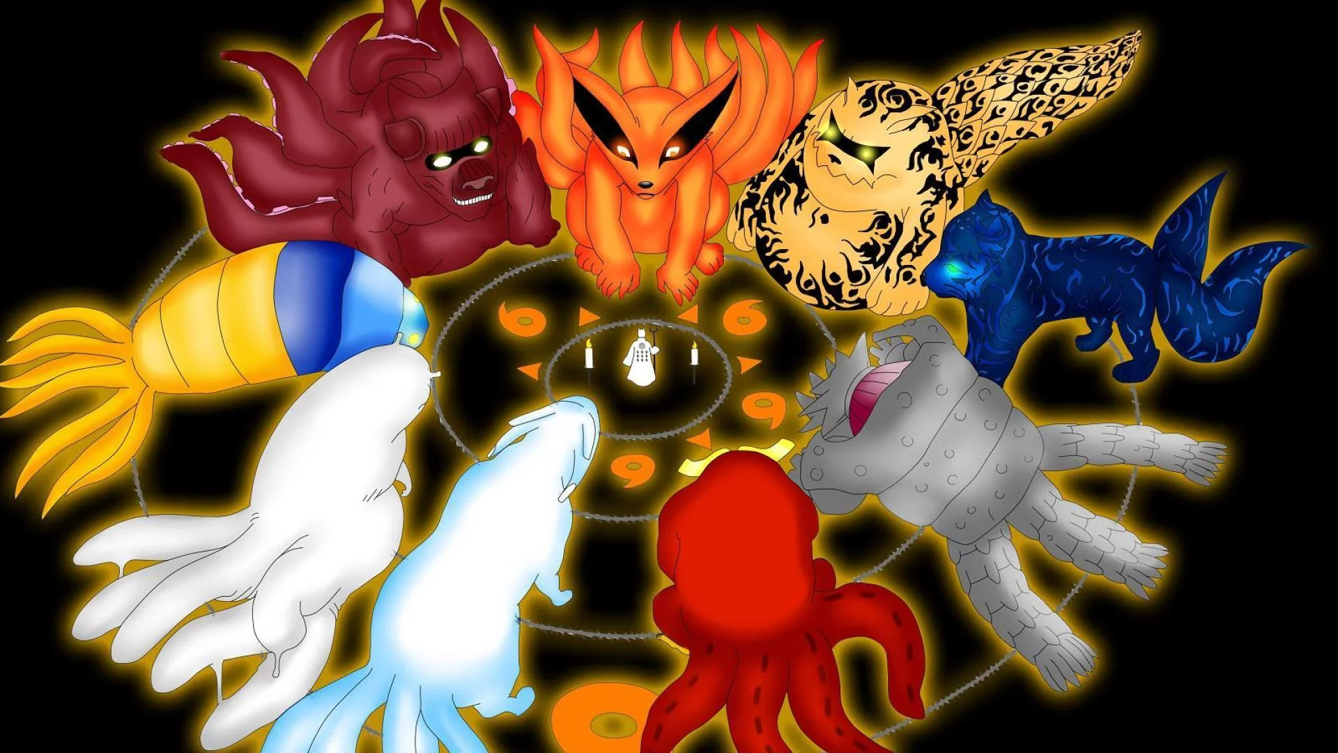 Free Download Naruto Tailed Bests Wallpaper Page 426809 (1920 x 1080)