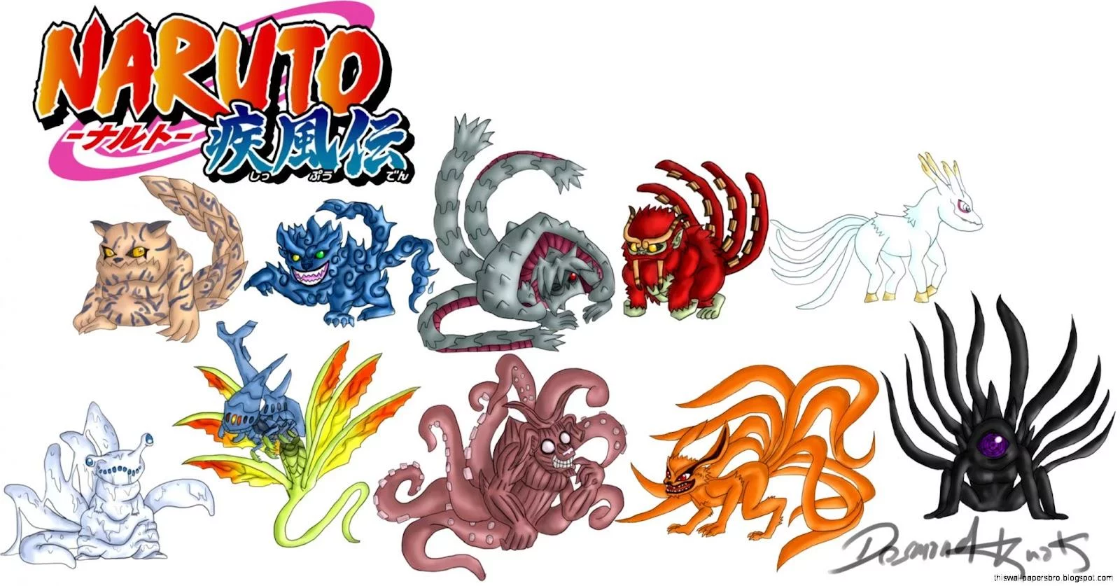 Free Download Naruto Tailed Bests Wallpaper Page 426817 (1600 x 837)