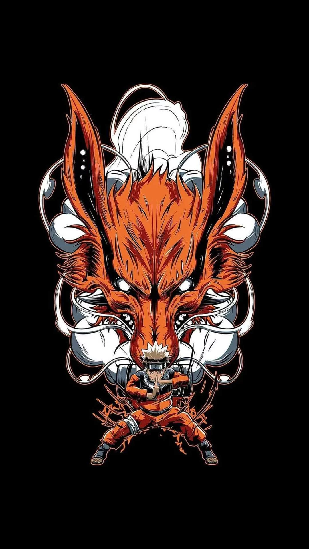 Free Download Naruto And Kurama Wallpaper Iphone Page 430017 (1080 x 1920)